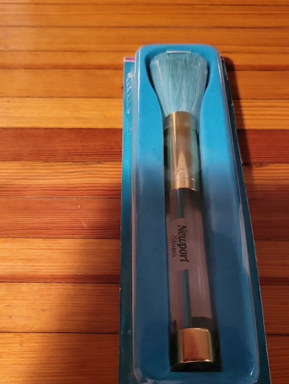 Rare Newport Stripes Makeup Brush in Original Packaging